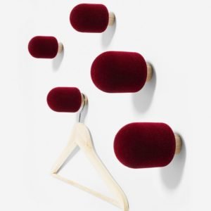 pateres en velours