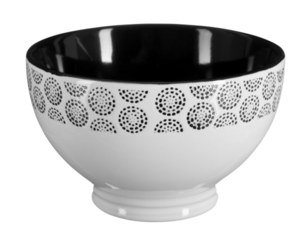bol noir et blanc