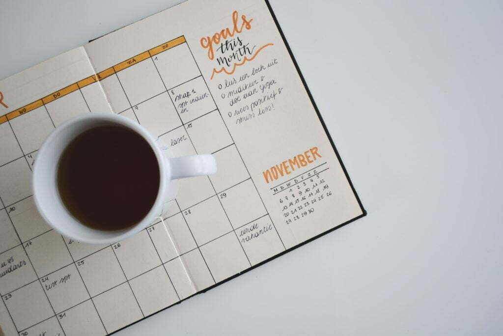 mode de vie sain : suivre son evolution dans son bullet journal