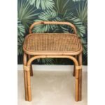 Table de chevet en rotin