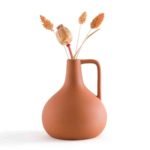 VASE EN CERAMIQUE NATUREL COULEUR TERRACOTTA