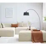canapé angle beige pour une deco japandi